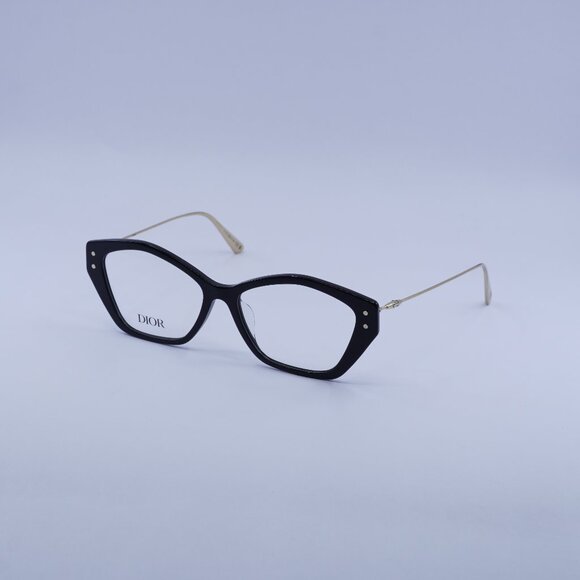 🕶️ New Dior MISSDIORO S1F 1200 Eyeglasses - Shiny Black/Gold Frame - Picture 1 of 10